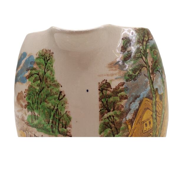 Sadler The Old Mill Made in England Pottery 1940s Milk Pitcher Jug Vintage - Picture 9 of 15